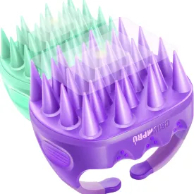 2 Pack Massaging Shampoo Brush Scalp Exfoliators for Dandruff Removal