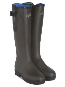 30% OFF LE CHAMEAU Vierzonord Boots - Ladies Neoprene Lined - Dark Brown - Size: UK 6.5 & 7