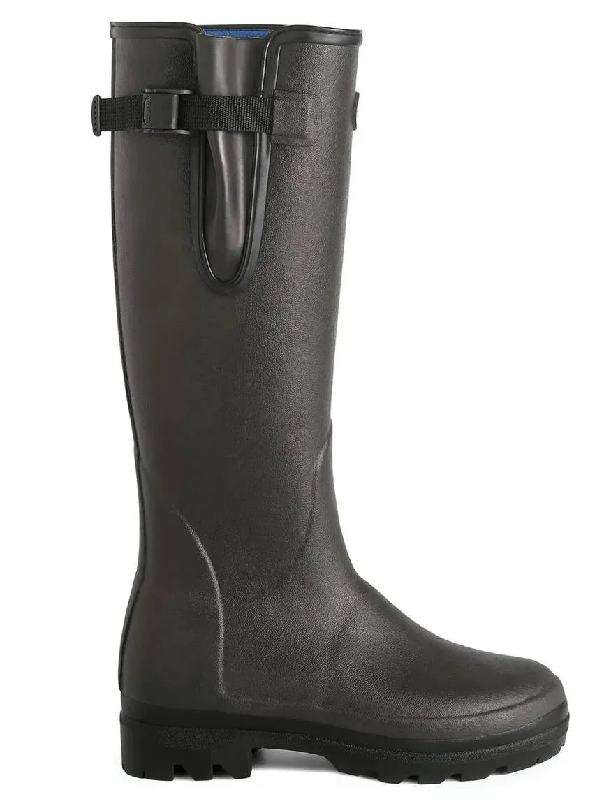 30% OFF LE CHAMEAU Vierzonord Boots - Ladies Neoprene Lined - Dark Brown - Size: UK 6.5 & 7