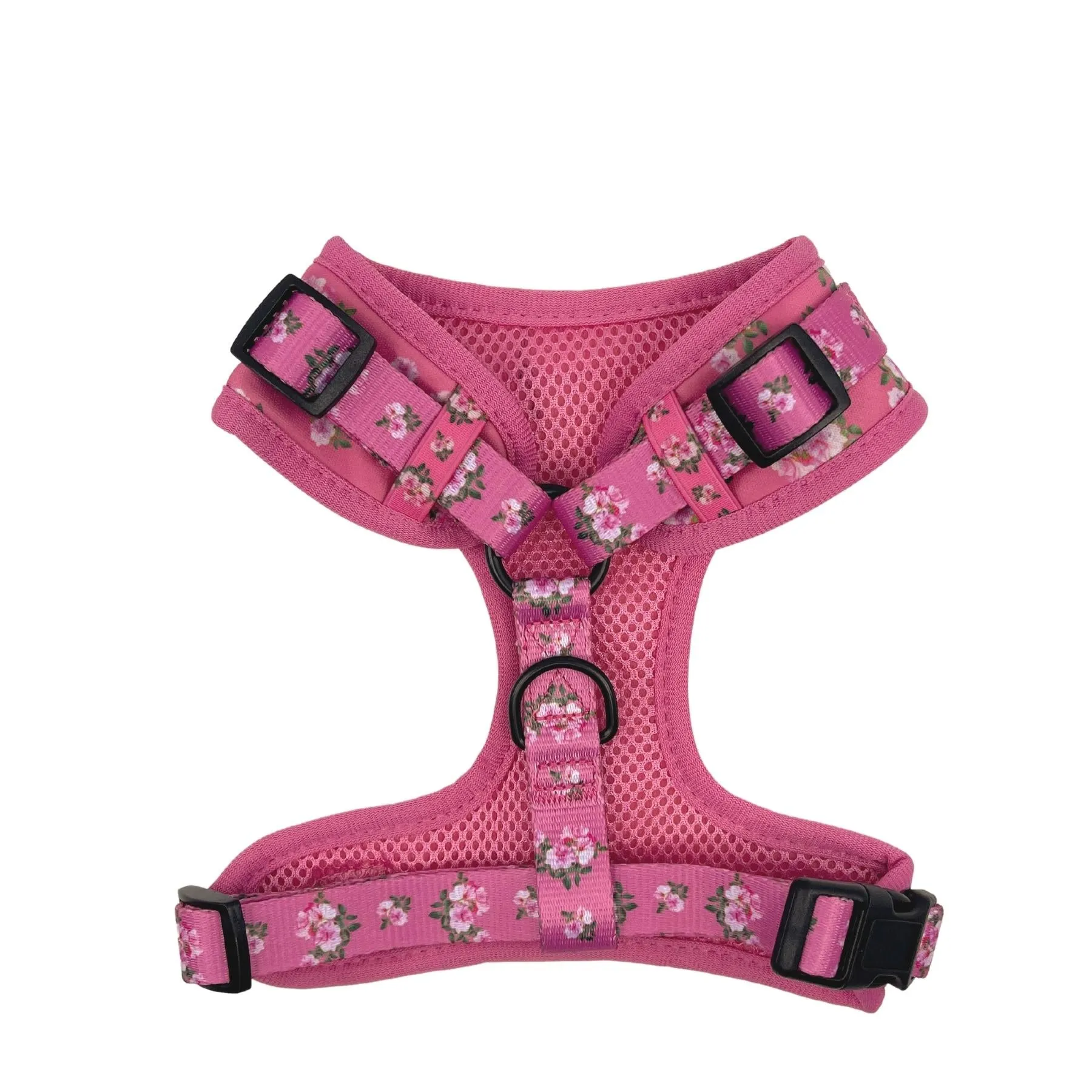 Adjustable Dog Harness - Bouquet of Roses - FINAL SALE - NO RETURNS
