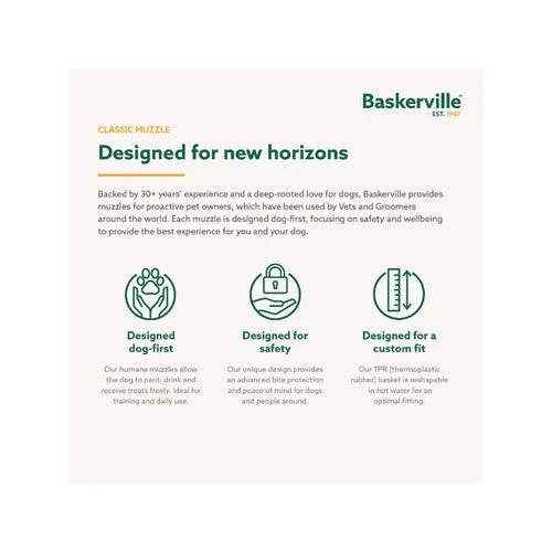 Baskerville Classic Basket Muzzle Size 3