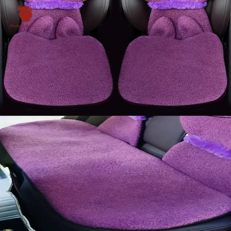 Cat Themed Car Accessories-Purple