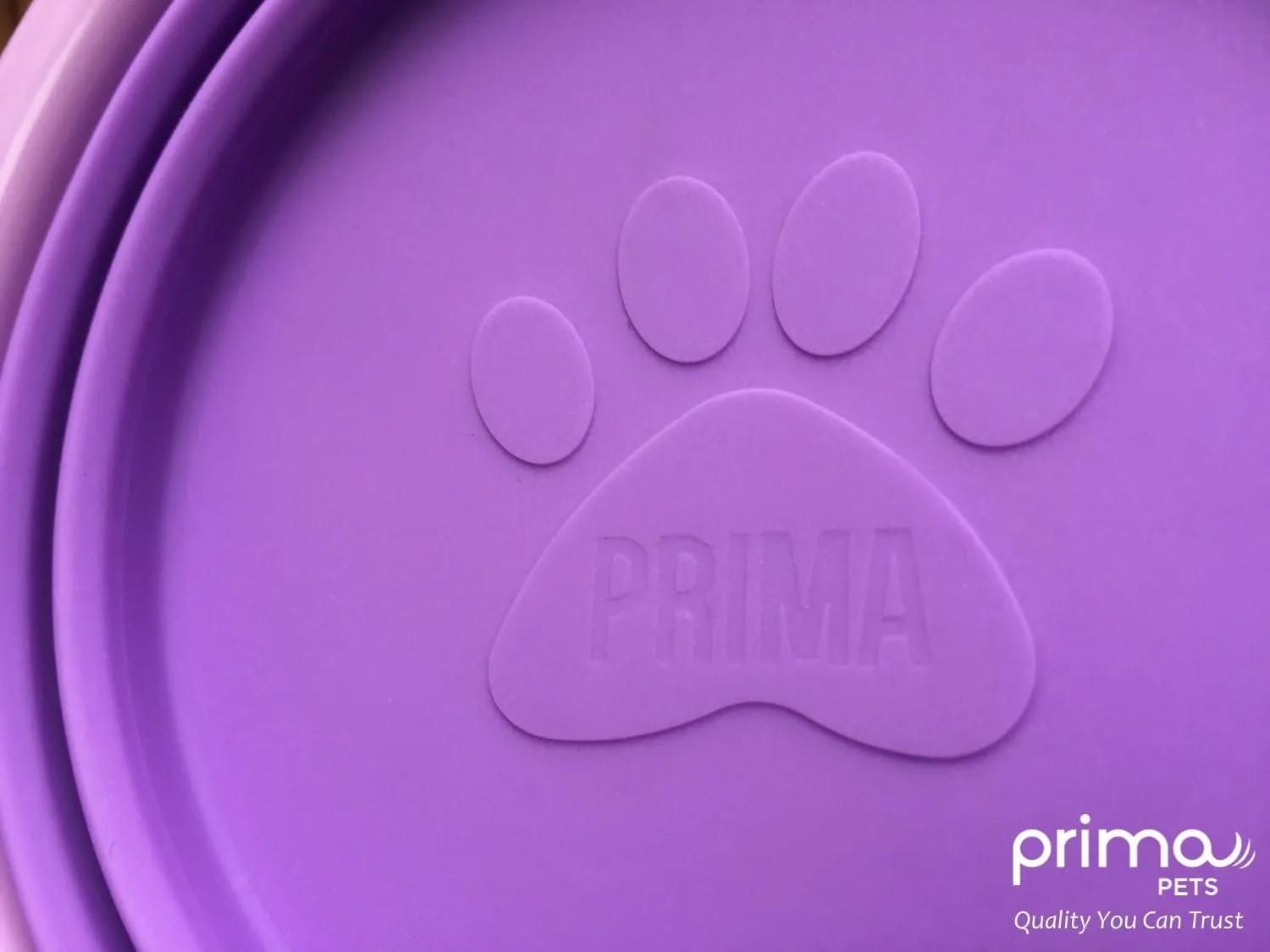 Collapsible Silicone Water Travel Bowl with Clip for Dog and Cat, Portable and Durable Pop-up Feeder for Convenient On-The-go Feeding  Size: Small (1.5 Cups) Purple  2 Pack
