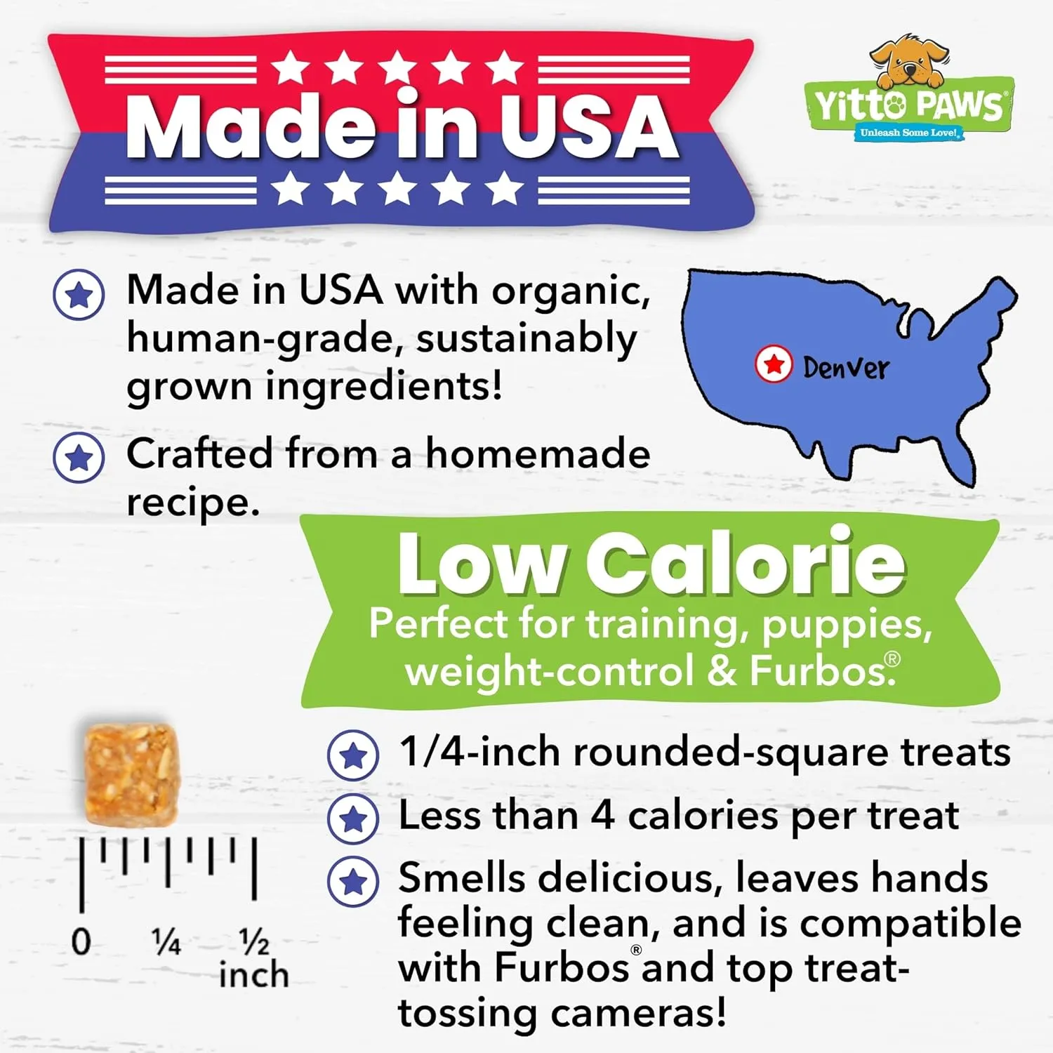 Crunchy Mini Organic Dog Training Treats - Oats, Strawberries & Peanut Butter  Healthy Puppy Treats, Vegan All Natural Made in USA Only  Low Calorie, Human-Grade No Sugar Added Puppy Biscuits