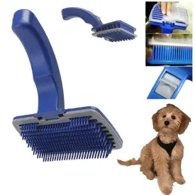Dog brushes Self Cleaning Slicker Brush Dog Cat Pet Grooming Brush Shedding Brush Comb Rake