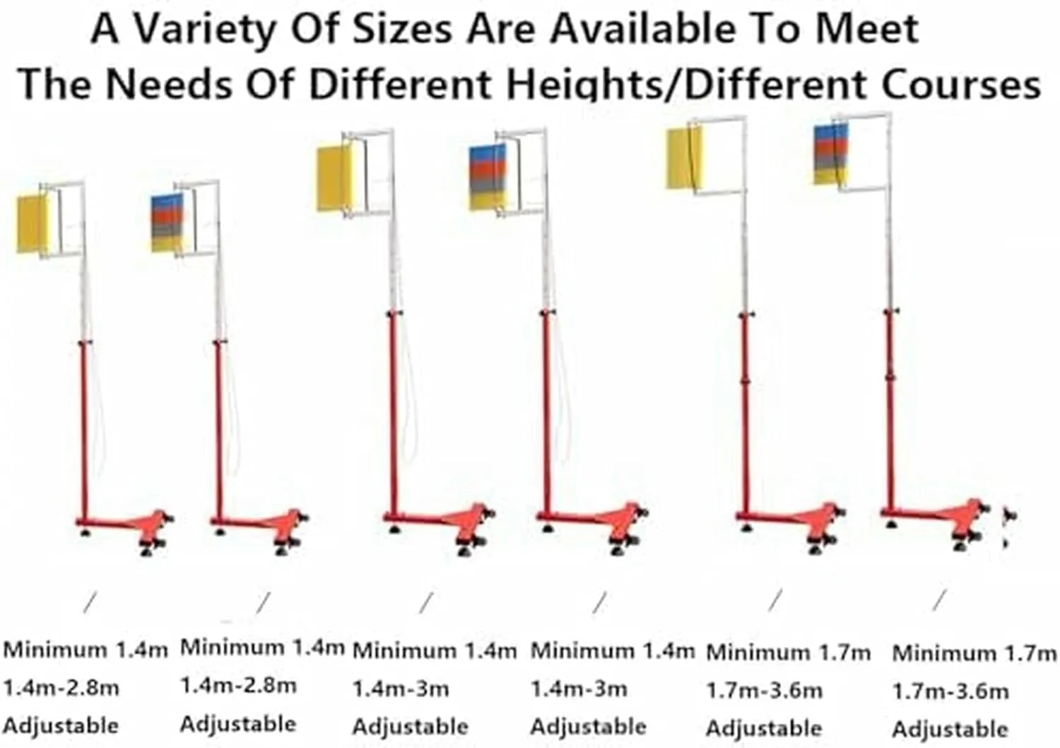 Free-Standing Jump Measurement TesterVertical Jump Trainer Vertical Jump Tester Vertical Jump Tester for Basketball, Metal Adjustable Volleyball Training Equipment, School Gym, Pull Cord~/