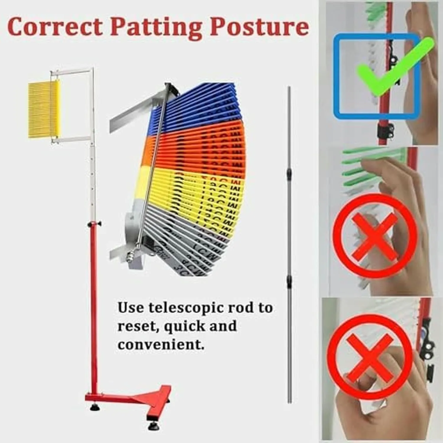 Free-Standing Jump Measurement TesterVertical Jump Trainer Vertical Jump Tester Vertical Jump Tester for Basketball, Metal Adjustable Volleyball Training Equipment, School Gym, Pull Cord~/