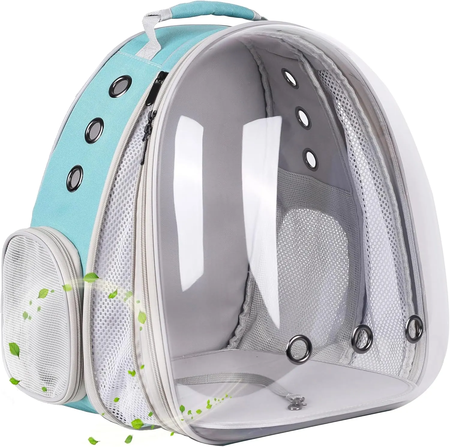 Front Expandable Cat Backpack Carrier, Fit up to 20 lbs, Space Capsule Bubble Window Pet Carrier Backpack for Large Fat Cat and Small Puppy