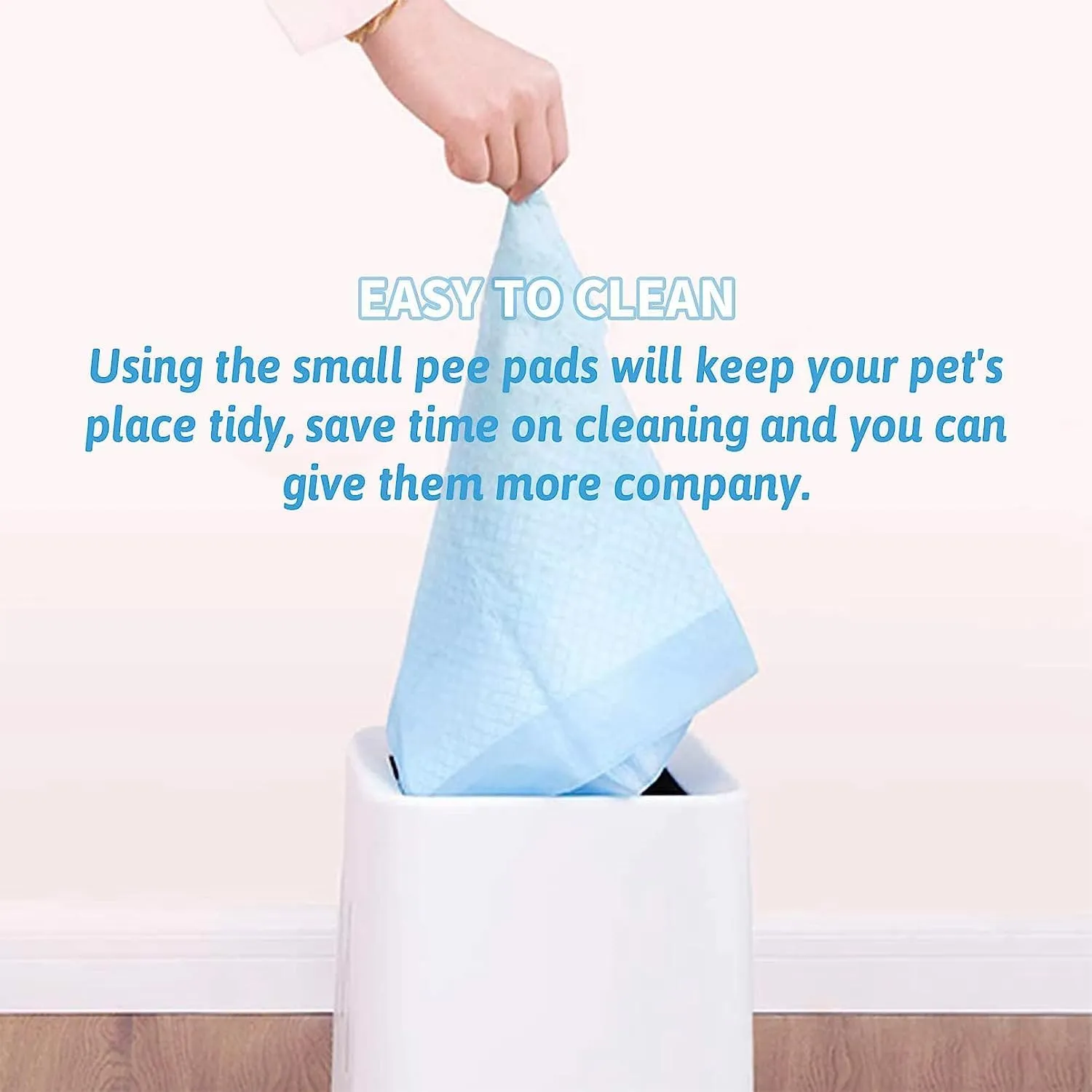 Guinea Pig Disposable Pee Pads,50 PCS Puppy Training Pads Small Cage Liners Waterproof Leak-Proof 3-Layer with Thickening Material,Quick-Dry Potty Pad for Bunny Hedgehog Hamster Kitten