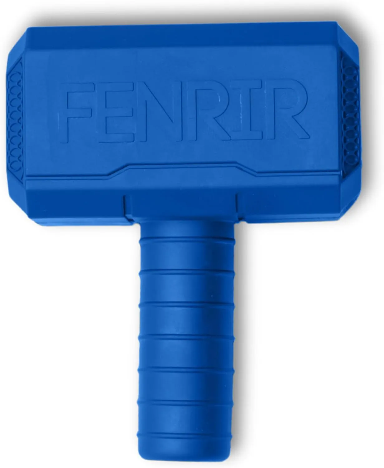 Hammer Dog Chew Toy Strong Rubber Stuffable Enrichment Toy for Chewers (Blue, Medium)