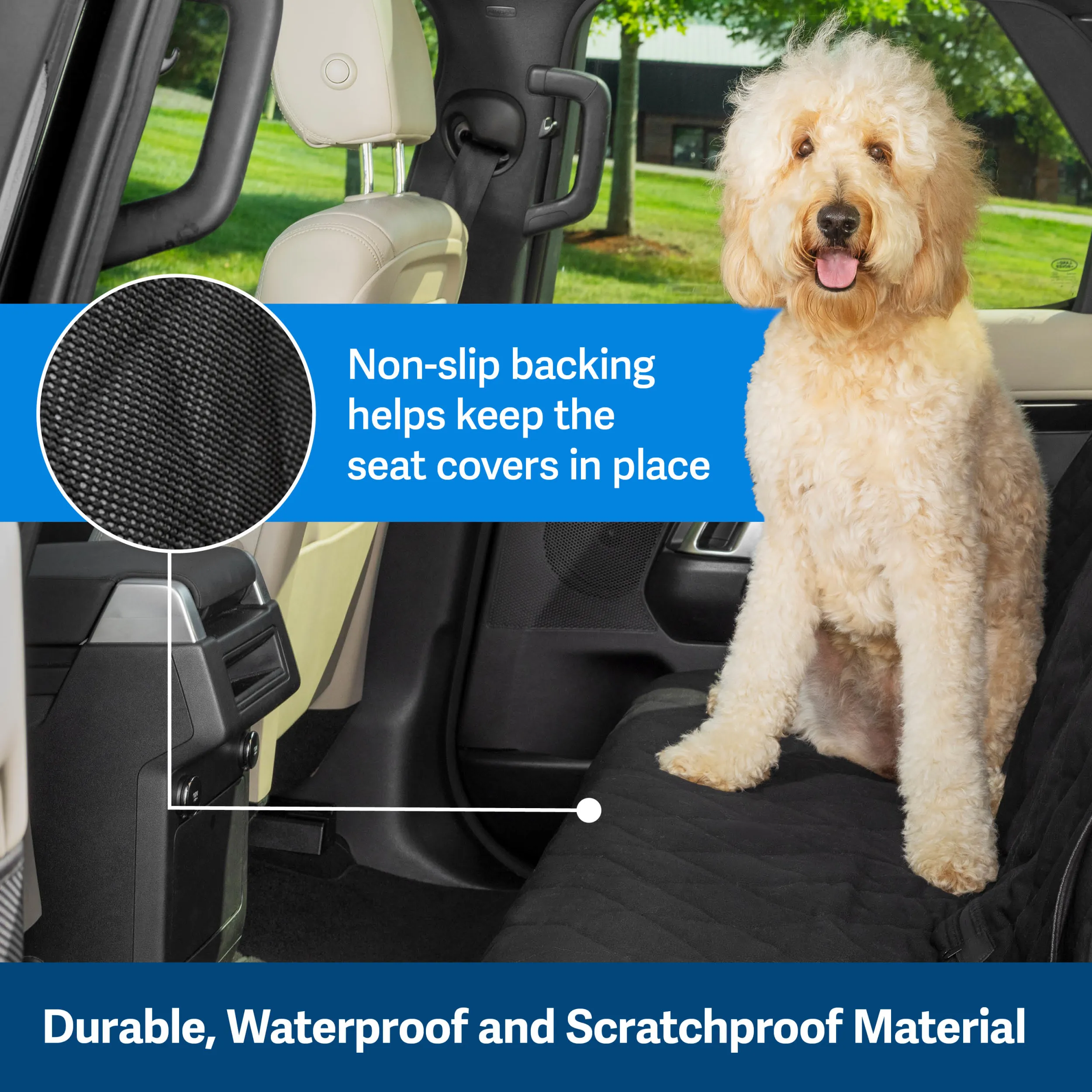 Happy Ride® Quilted Bench Seat Cover