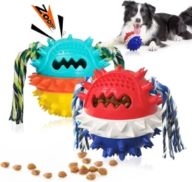 HGB Squeaky Treat Dispensing Dog Toys to Keep Them Busy, Dog Toys for Aggressive Chewers for Large, Medium, Small Breed - Enrichment & Reduce Pet Boredom