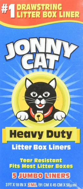 JONNY CAT Cat Litter Box Liners 5 / Box (3 Pack)