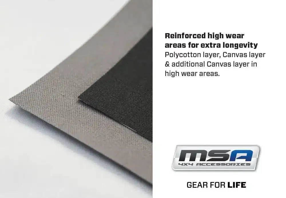 MSA 4x4 21045 Ford Ranger PY Rear Bench Seat Covers