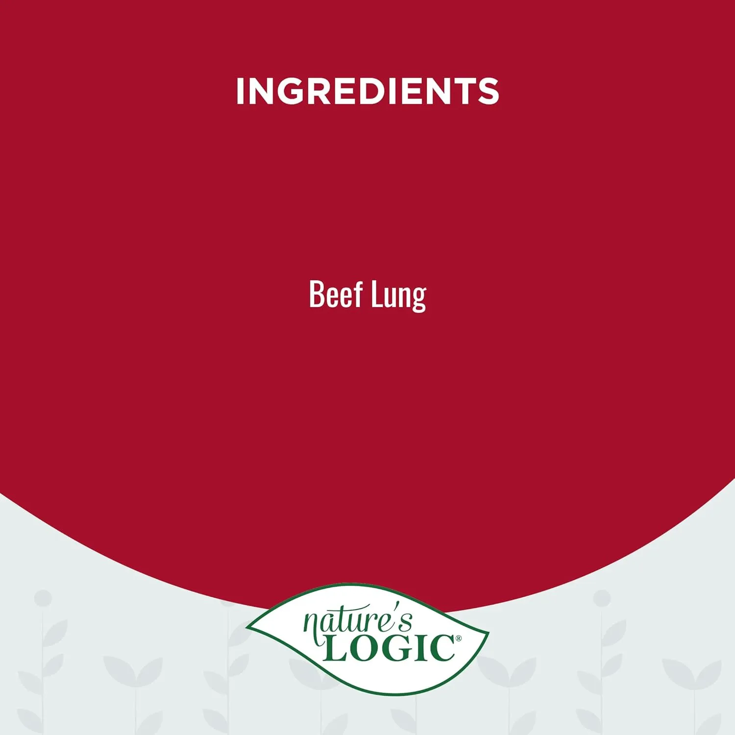 Nature's Logic Beef Lung Dog & Cat Treats - 100% Natural - Single-Ingredient High Protein - No Additives - Dental Care Treat for Dogs & Cats - Grain-Free - Beef Lung Treat, 3.5oz