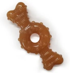 Nylabone Ring Bone Chew Toy for Puppies, Puppy Teething Toys, Chicken Flavor, Medium - Up to 35 Ibs, 1 Count