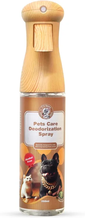 Odor Eliminator for Pets - Enzyme Cleaner & Deodorizer Spray for Cat and Dog Urine, Carpet, Litter Box, and Home - Pet Pee Smell Remover8.45 FL Oz