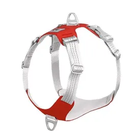 Pet leashes pet dog harness dog training reflective chest strap vest adjustable outdoor protective vest red