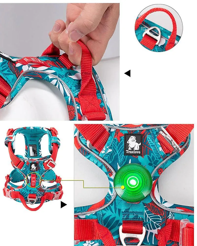 Pet leashes xs size no pull dog harness nylon reflective soft pet harness dog easy outdoor training belt