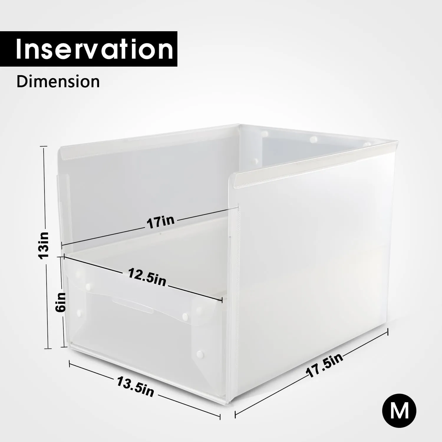 Portable Cat Litter Box Enclosure Furniture,Kitty Large Travel Litter Box for Privacy Without Leaking, Portable, Easy to Clean Easy to Assemble Foldable 18''L X 14''W X 13''H (White, Medium)