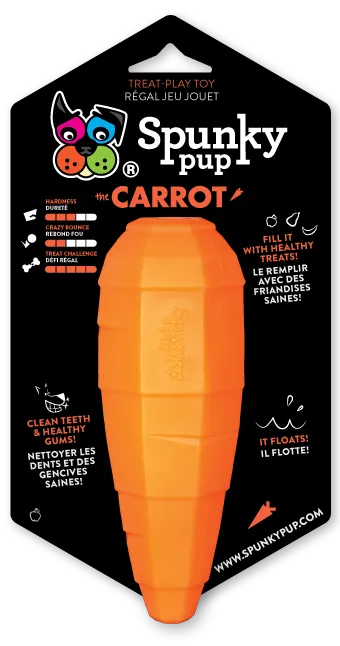 Spunky Pup Treat Holding Carrot