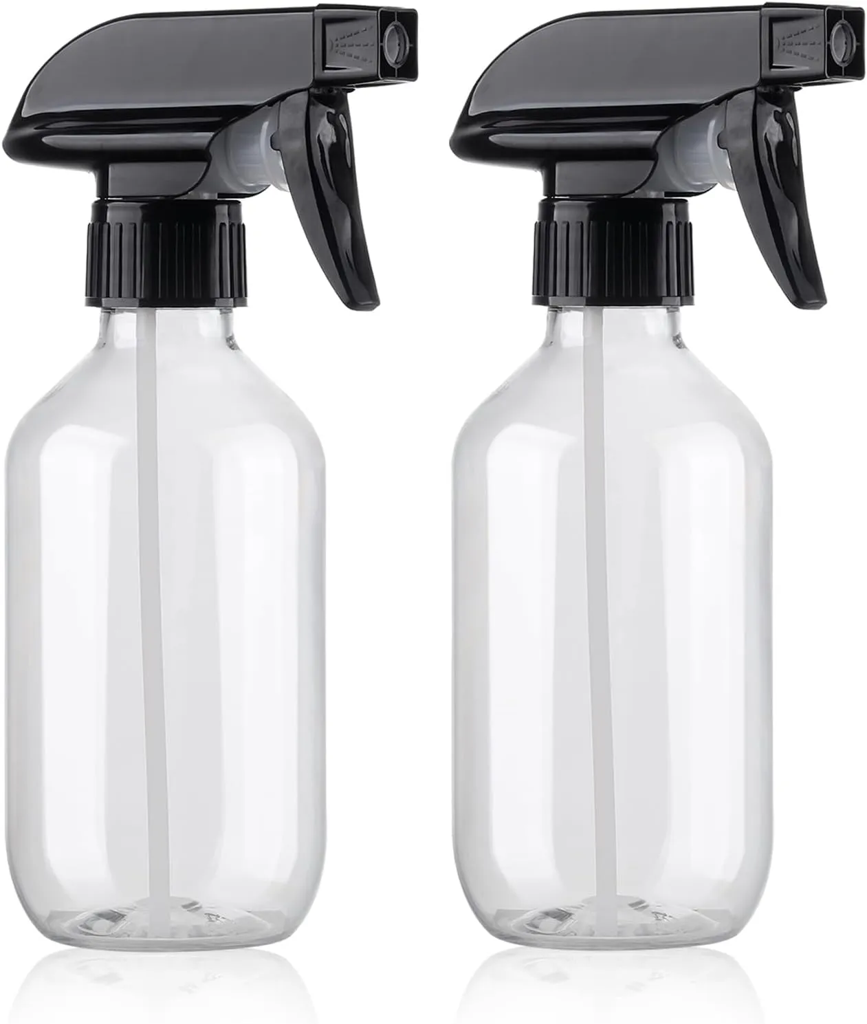 Teyssor Spray Bottles Water Spray Bottle for Plant 2 Packs- BPA Free -10 oz/300 ml Plastic Refillable Containers Fine Mist Small Spray Bottle with Adjustable Nozzle for Hair, Cooking, Cleaning