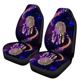 Universal Car Seat Covers - Fantasy Design, Front Seat Full Covers, 1/7 PCS