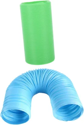 VANZACK 2pcs Hamster Fun Tunnel Exercise Training Tunnel for Small Animals Foldable Pet Nest Hiding Spot for Rats Ferrets