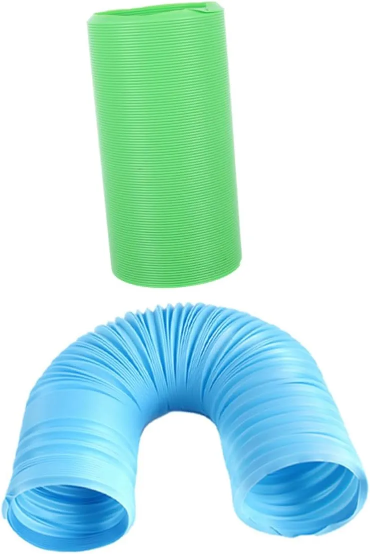 VANZACK 2pcs Hamster Fun Tunnel Exercise Training Tunnel for Small Animals Foldable Pet Nest Hiding Spot for Rats Ferrets